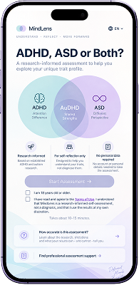MindLens mobile assessment interface